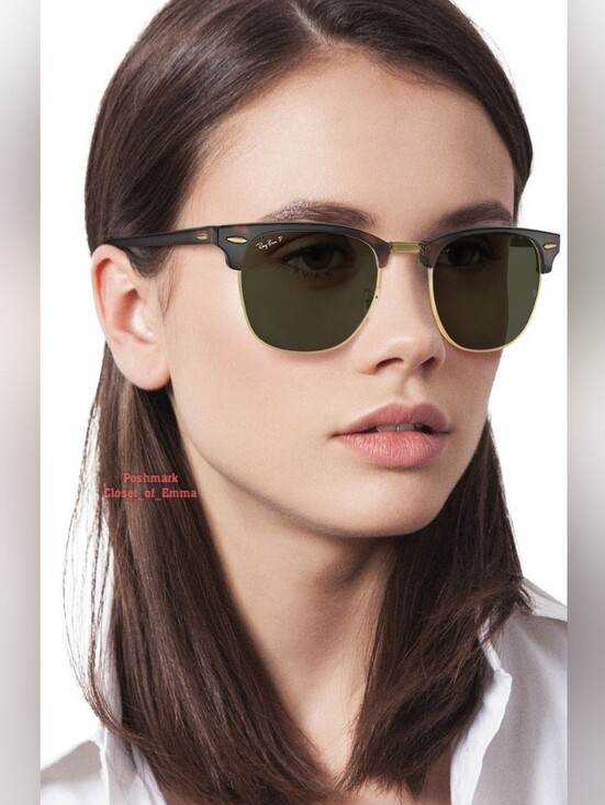 Ray-Ban Clubmaster Green G15 Lenses RB3016 Tortoise Frame NEW Unisex main image 14